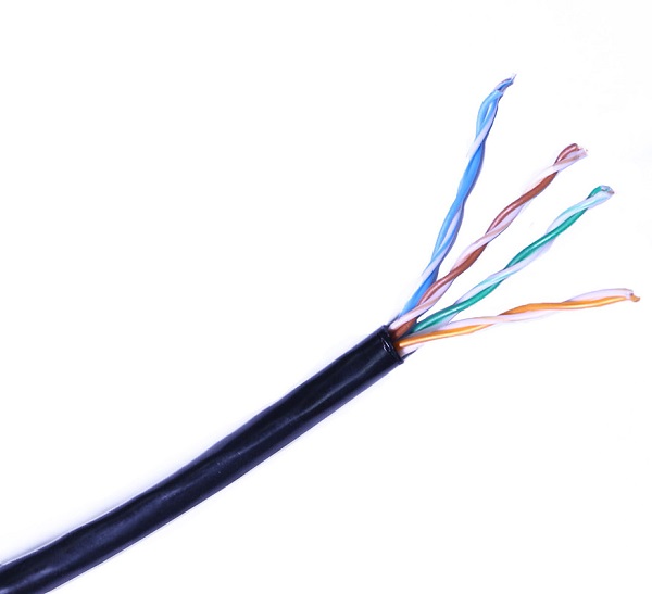 

Кабель витая пара U/UTP 5e кат. 4 пары Datarex DR-140002 24AWG(0.51 мм), медь, одножильный (solid), внешний, PE, чёрный, уп/305м, DR-140002