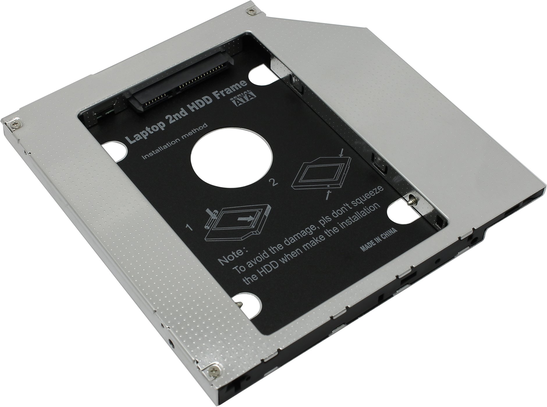 

Переходник Espada SS95 9,5 mm SATA/miniSATA (SlimSATA) для подключения HDD/SSD 2,5”, SS95