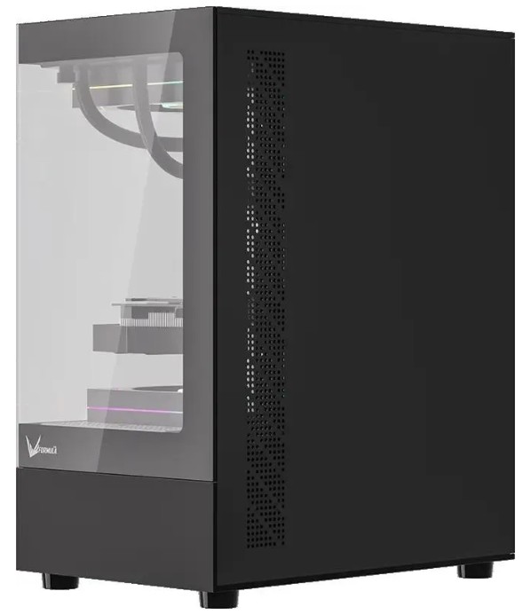 

Корпус mATX FORMULA CRYSTAL Z1CM черный, без БП, боковая панель из закалённого стекла, USB 3.0, CRYSTAL Z1CM