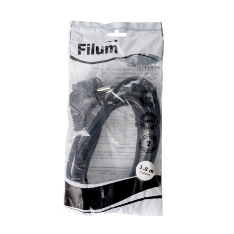 фото Кабель питания Filum FL-PC10-EU-C5-1.8M в Красноярске