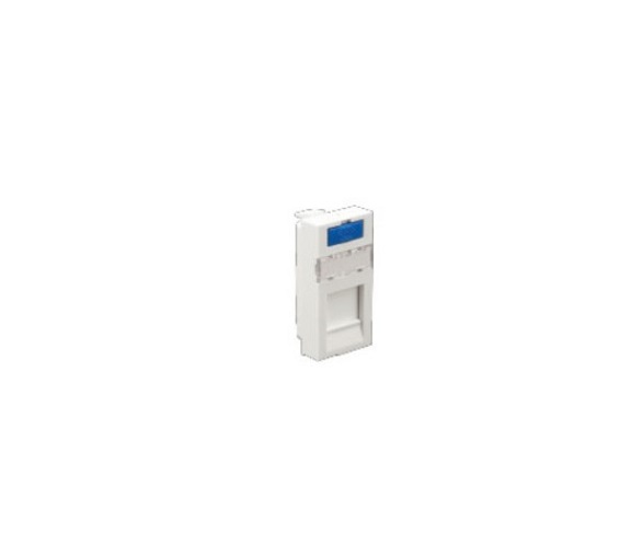 

Модуль Ecoplast 87001 роз. информ., 45x22.5, RJ,1 вход, бел., 87001