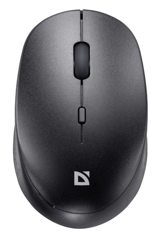 

Мышь Wireless Defender Auris MB-027 52027 оптическая, черная, 4D, 800-1600dpi, бесшумная, Auris MB-027