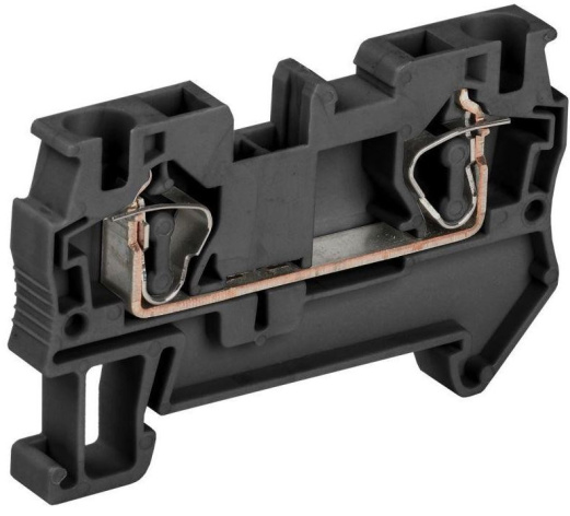 Изображение товара Клемма IEK YZN11-004-K02 пружинная для DIN-рейки 41 А