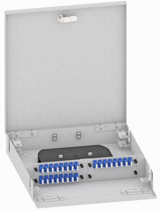 

Кросс оптический настенный TopLAN КРН-Top-48LC/U-OS2-GY 48 LC/UPC адаптера, одномодовый, укомплектованный, КРН-Top-48LC/U-OS2-GY