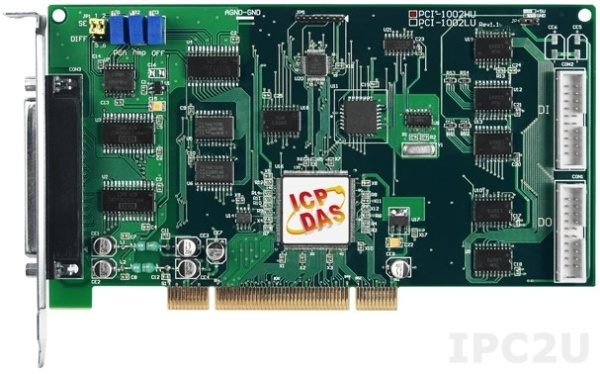 Изображение товара Многофункциональная плата сбора данных ICP DAS PCI-1002HU CR для автоматизации
