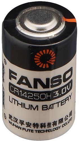 

Батарейка Fanso CR14250H/S Li, MnO2 батарея типоразмера 1/2AA, 3 В, 0.95 Ач, Траб: -40...85 °C, CR14250H/S