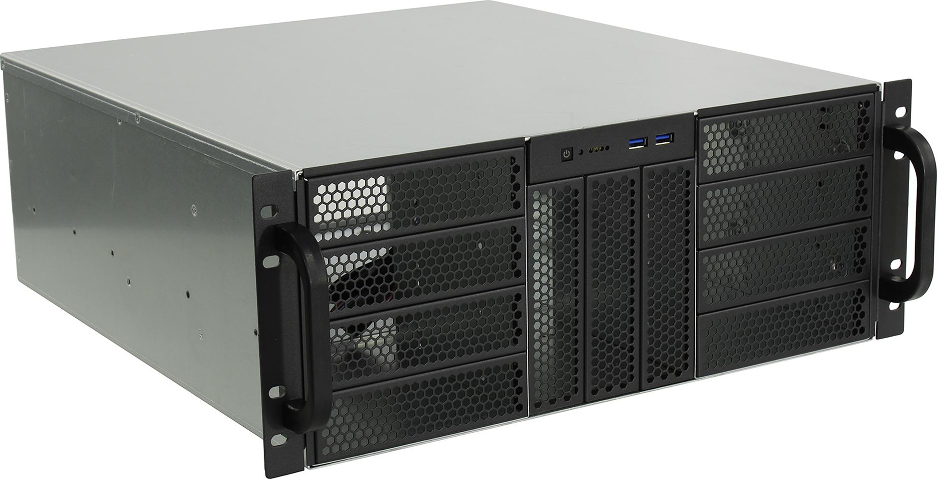 

Корпус серверный 4U Procase RE411-D11H0-FE-65-F 11x5.25+0HDD, черный,без блока питания,глубина 650мм,MB EATX 12"x13", панель вентиляторов 3*120x25 PWM, RE411-D11H0-FE-65-F