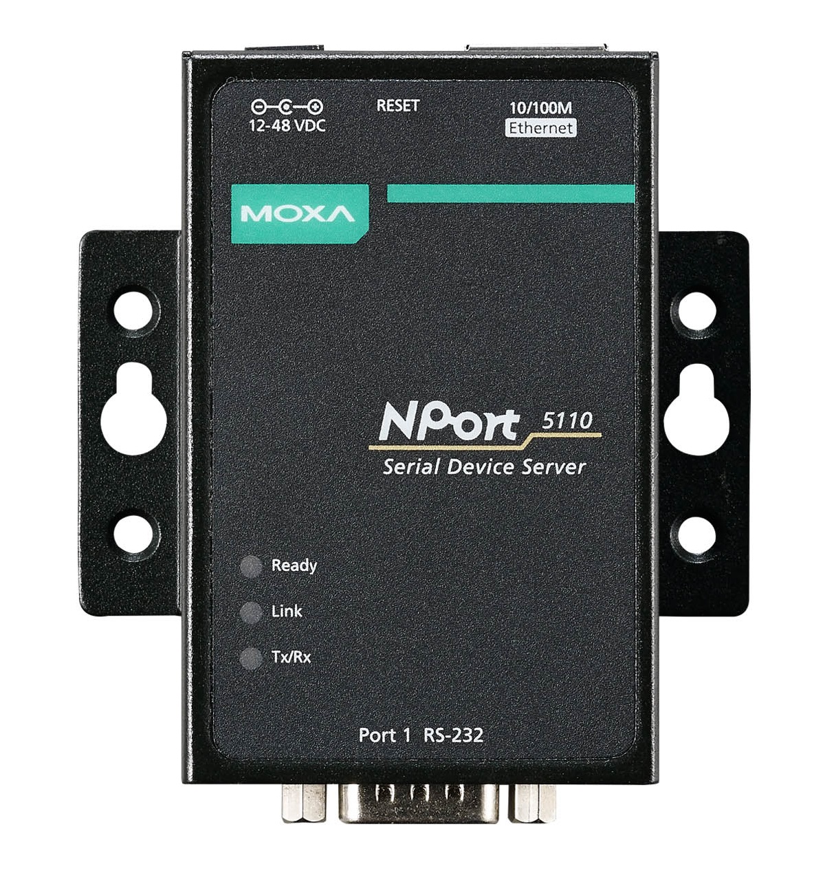 

Преобразователь MOXA NPort 5110-T 1 Port RS-232 device server,DB9,t:-40/+70 w/o adapter, NPort 5110-T