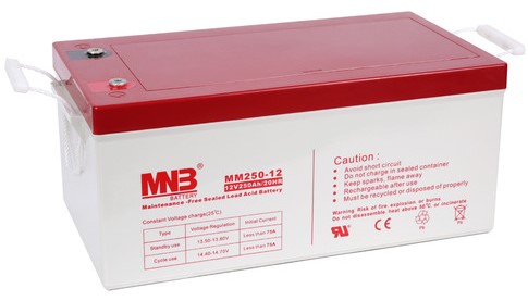 

Батарея MNB MM250-12 12V, B5(M8), 250Ач, MM250-12