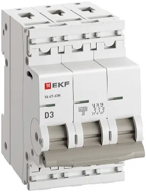 фото Автоматический выключатель  EKF M634303D в Челябинске