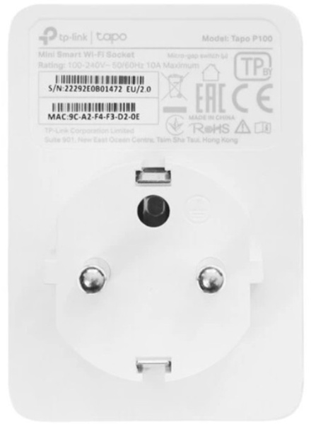 фото Розетка  TP-LINK Tapo P100(2-pack) в Смоленске