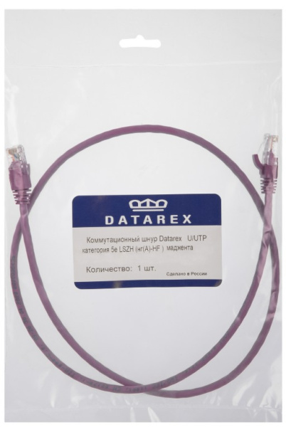 фото Кабель патч-корд U/UTP 5e кат. 10м Datarex DR-181720 в Уфе