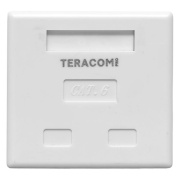 фото Розетка компьютерная EKF TRP-WBOX-2RJ45-6UTP-WH