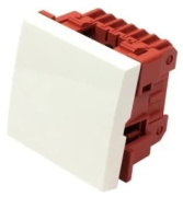 фото Выключатель Lanmaster LAN-EC45x45-S12-WH