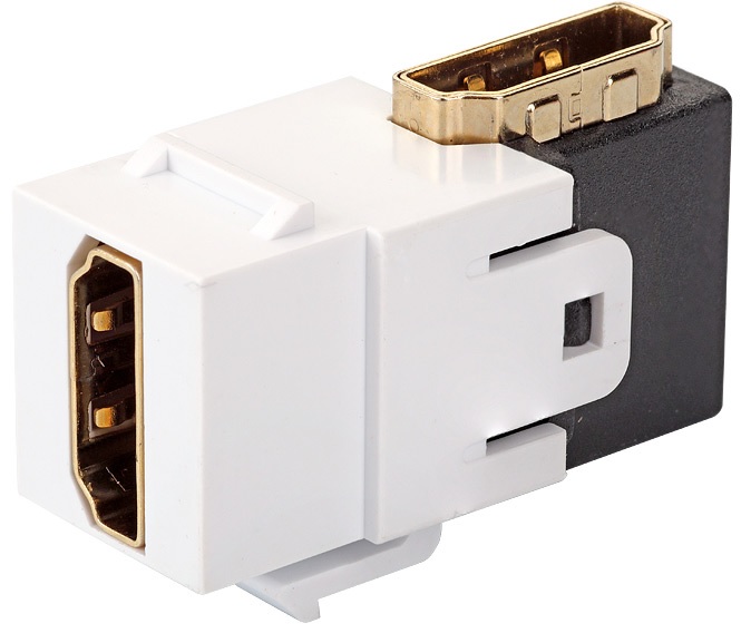 

Модуль Eurolan 16B-HD-04WT HDMI keystone 90 градусов, белый, 16B-HD-04WT