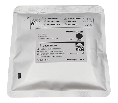 

Картридж CET Девелопер для KONICA MINOLTA Bizhub C250i/300i/360i (CET) Black, 210г, 1000000 стр., CET171029, CET171029