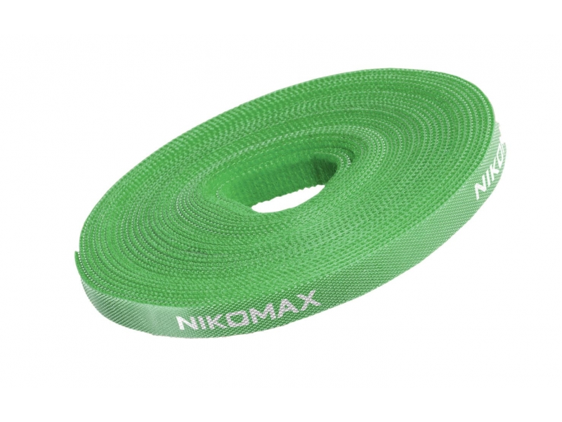 

Рулон липучки NikoMax NMC-CTV05M-09-RL-GN ширина 9мм, длина 5м, зеленая, NMC-CTV05M-09-RL-GN