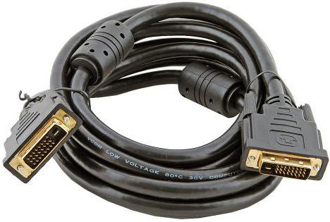 фото Кабель интерфейсный DVI-DVI VCOM 25M/25M
