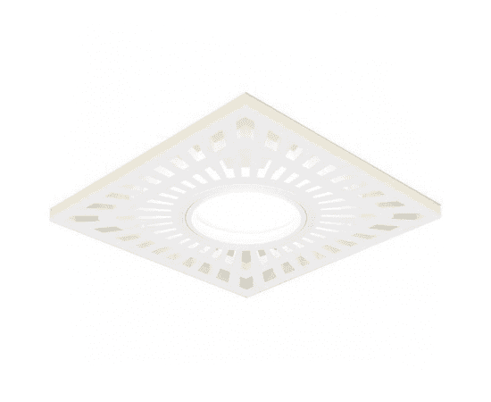 

Светильник Gauss BL127 квадрат. белый, Gu5.3, 3W, LED 3000K 1/40, BL127